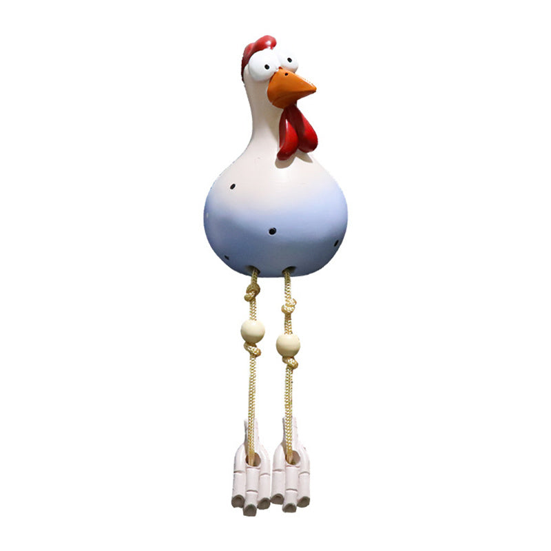 Adorable Yard Chicken Decor Statue
