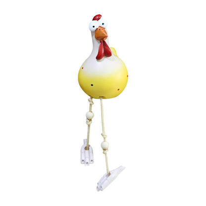 Adorable Yard Chicken Decor Statue