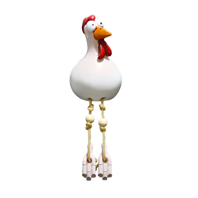 Adorable Yard Chicken Decor Statue