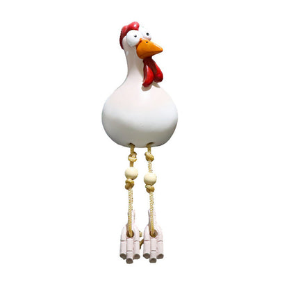 Adorable Yard Chicken Decor Statue