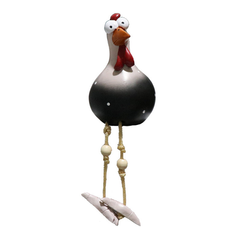 Adorable Yard Chicken Decor Statue