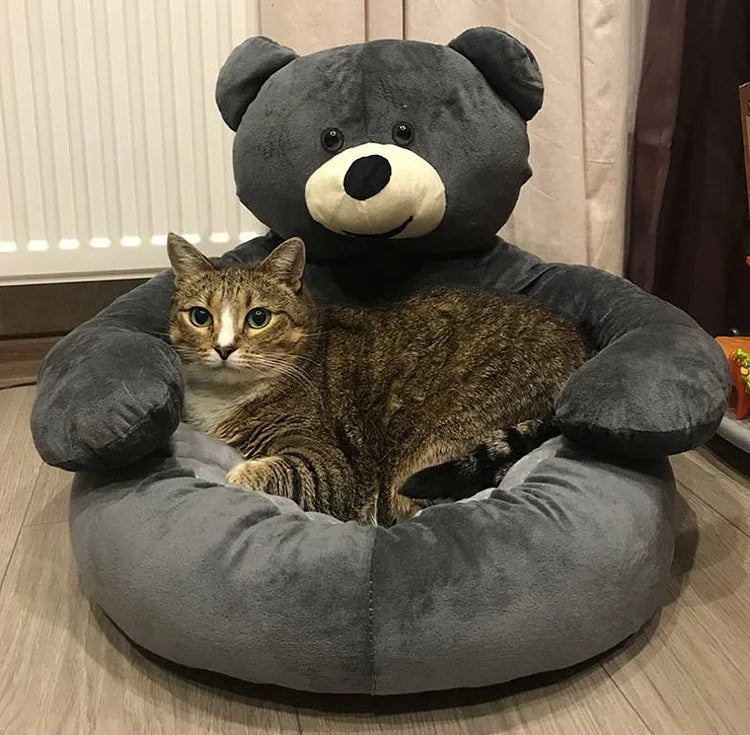 Cozy Plush Cat Bed for Ultimate Sleeping Comfort