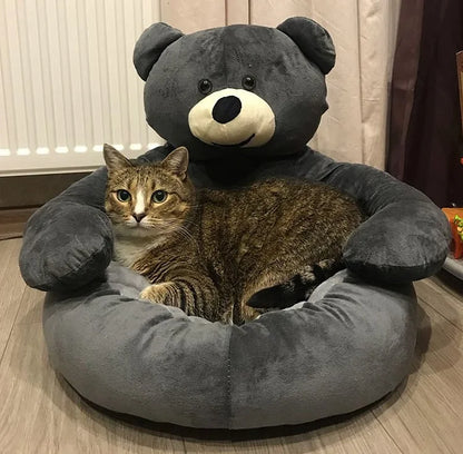 Cozy Plush Cat Bed for Ultimate Sleeping Comfort