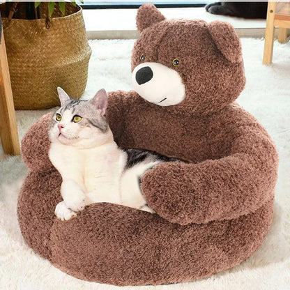Cozy Plush Cat Bed for Ultimate Sleeping Comfort