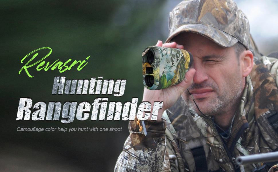 Compact Laser Distance Meter 1000m Waterproof Camo Rangefinder