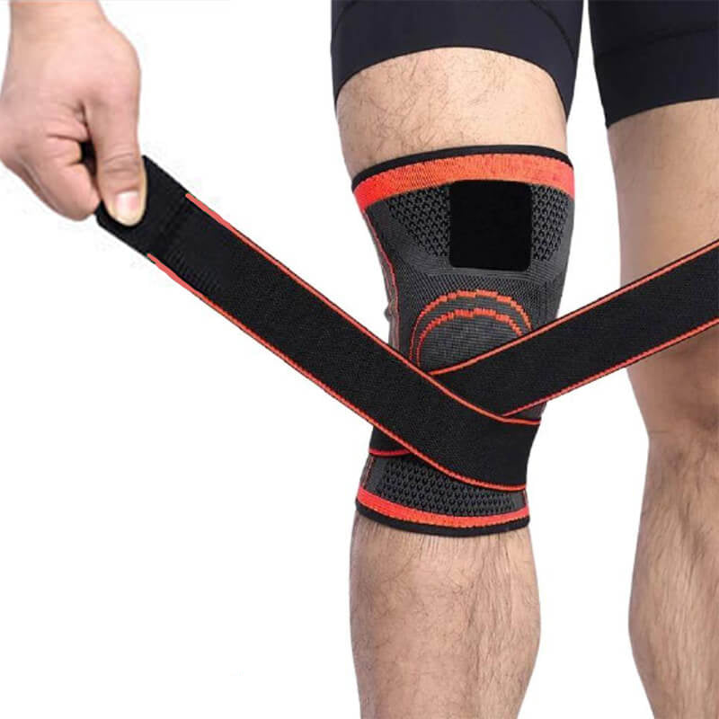 Supportive Elastic Knee Wrap Sleeve