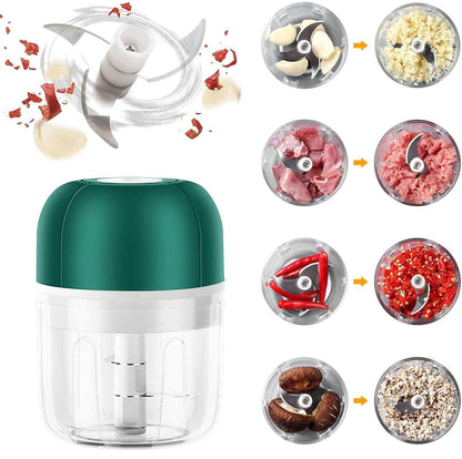 Easy Garlic Crusher - Rechargeable Compact Press