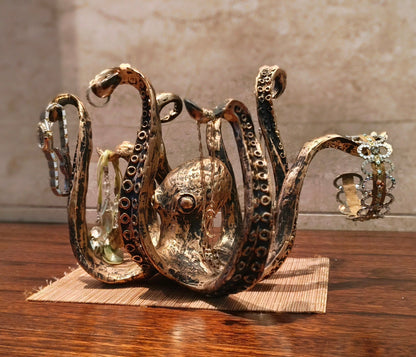 Colorful Octopus Pattern Ceramic Snack Bowl