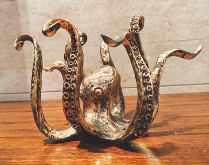 Colorful Octopus Pattern Ceramic Snack Bowl