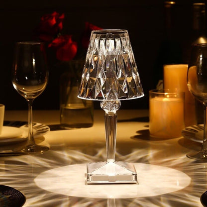 Luxurious Glass Table Lamp for Home Decor
