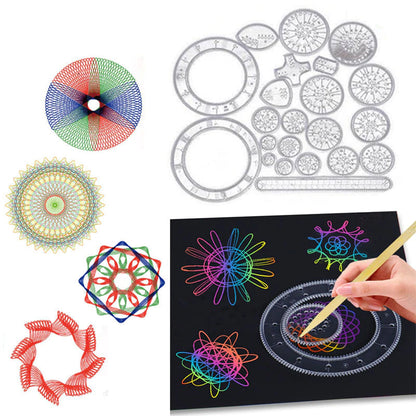 Colorful Spiral Drawing Tool for Kids Creative Play