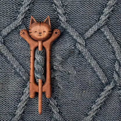 Cute Wooden Animal Pin Badge - Befez