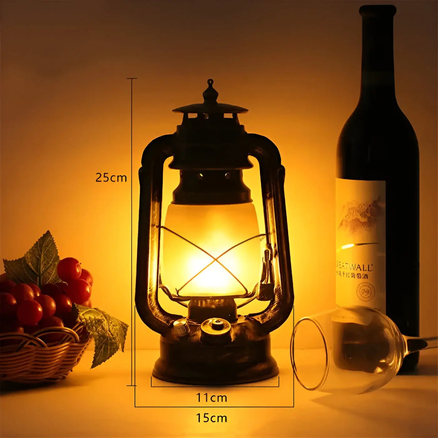 Rustic LED Pendant Light for Warm Ambient Lighting