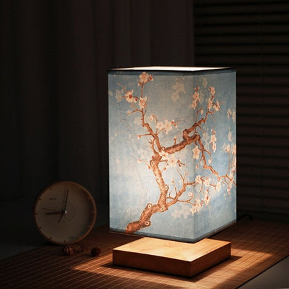 Traditional Japanese Style Bedside Lamp