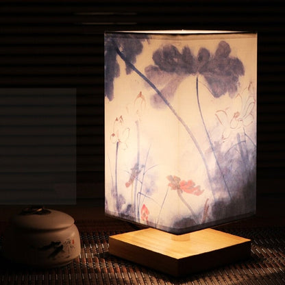 Traditional Japanese Style Bedside Lamp