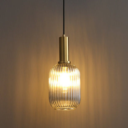Vintage Style Glass Pendant Light