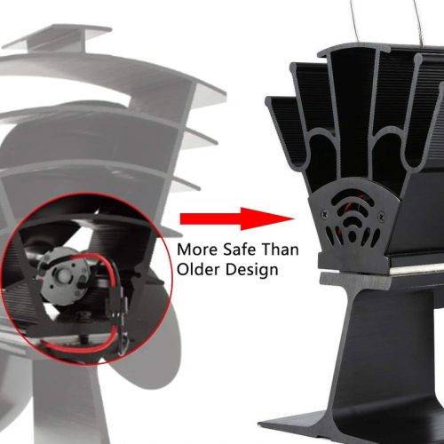 Efficient Heat Powered Fireplace Fan