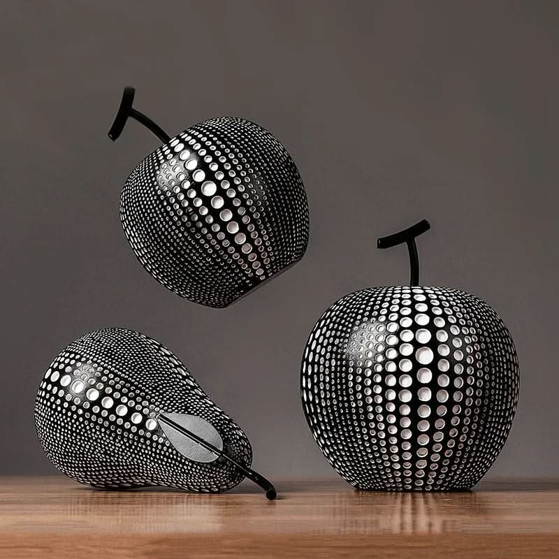 Cute Polka Dot Apple Home Decor Figurine