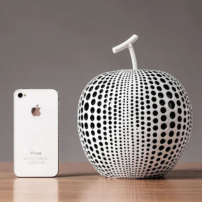 Cute Polka Dot Apple Home Decor Figurine