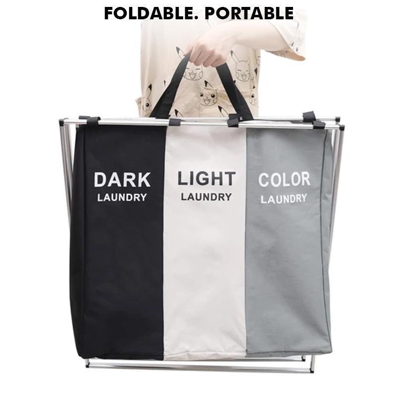 Compact Laundry Sorting Basket