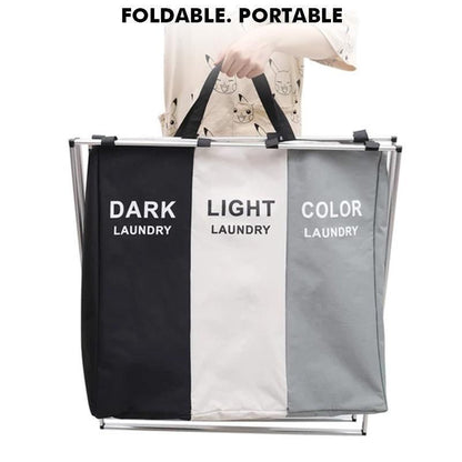 Compact Laundry Sorting Basket