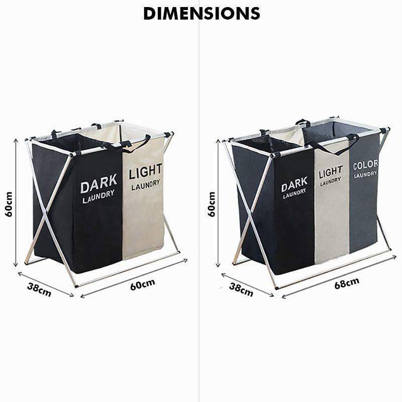 Compact Laundry Sorting Basket