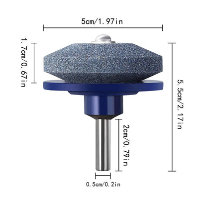 Easy Lawn Mower Blade Sharpener Tool