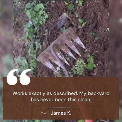 Durable Stainless Steel Yard Rake