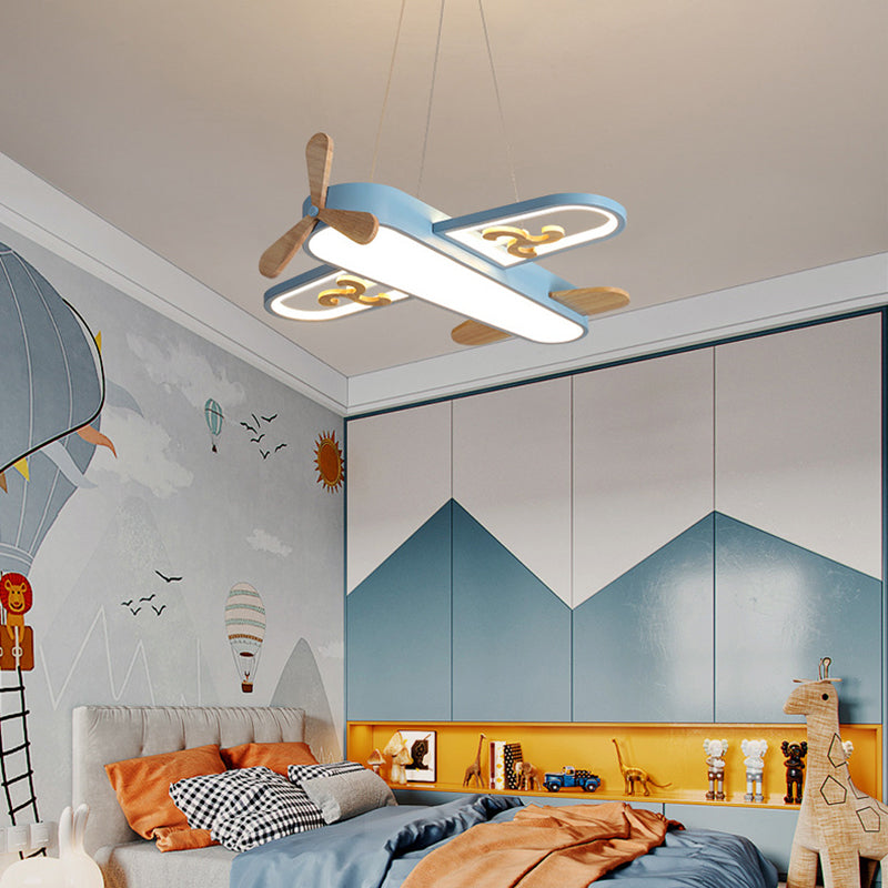 Colorful Kids Airplane Ceiling Light