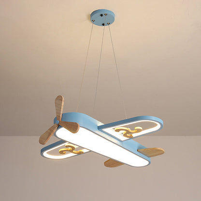 Colorful Kids Airplane Ceiling Light