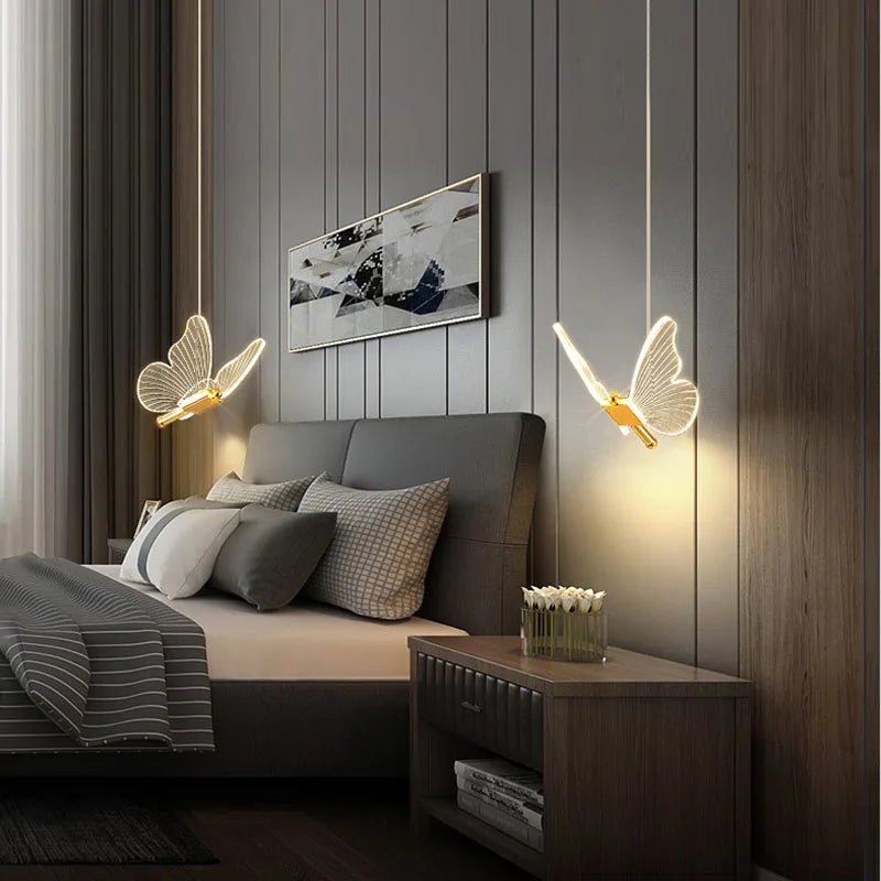 Stylish LED Butterfly Pendant Light - Befez