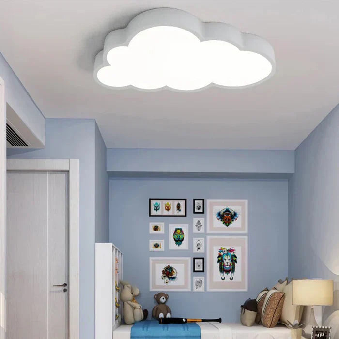 Colorful Kids Cloud Shaped LED Ceiling Lamp