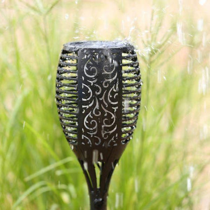 Colorful Outdoor Solar Flame Lamp