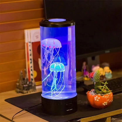 Colorful LED Jellyfish Table Lamp