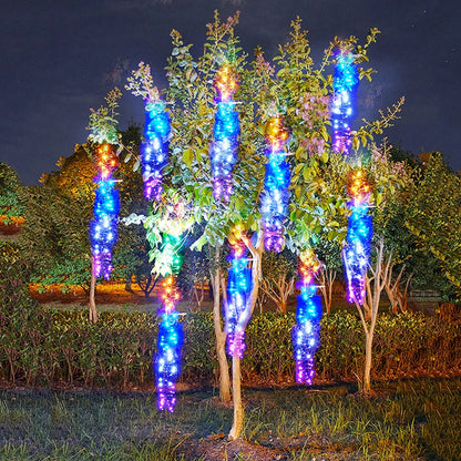 Colorful LED Rain Shower Landscape Light