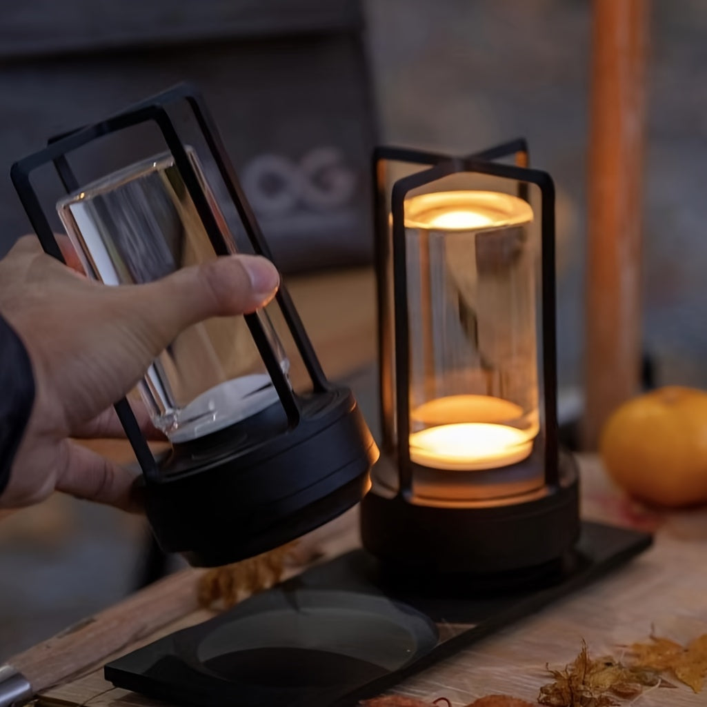 Colorful LED Table Lamp in Japanese Design Hana