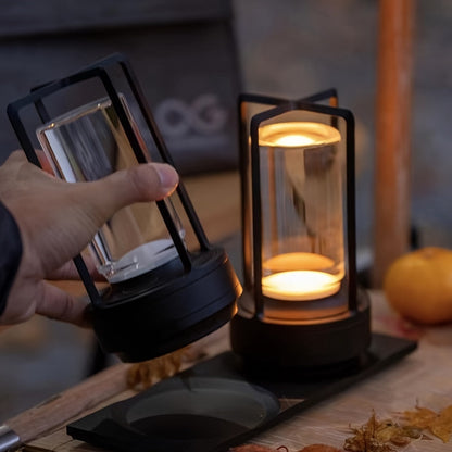 Colorful LED Table Lamp in Japanese Design Hana