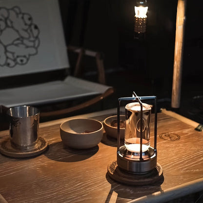 Colorful LED Table Lamp in Japanese Design Hana