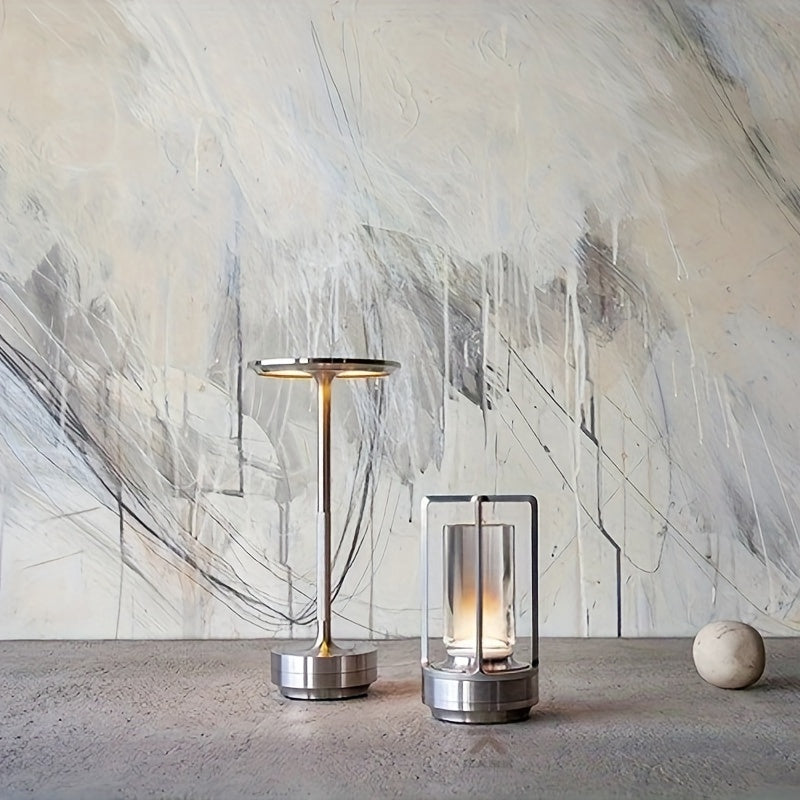 Colorful LED Table Lamp in Japanese Design Hana
