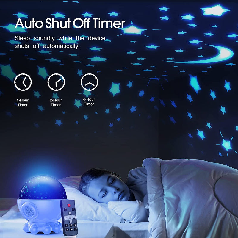 Colorful Ocean LED Night Light with Music Projection
