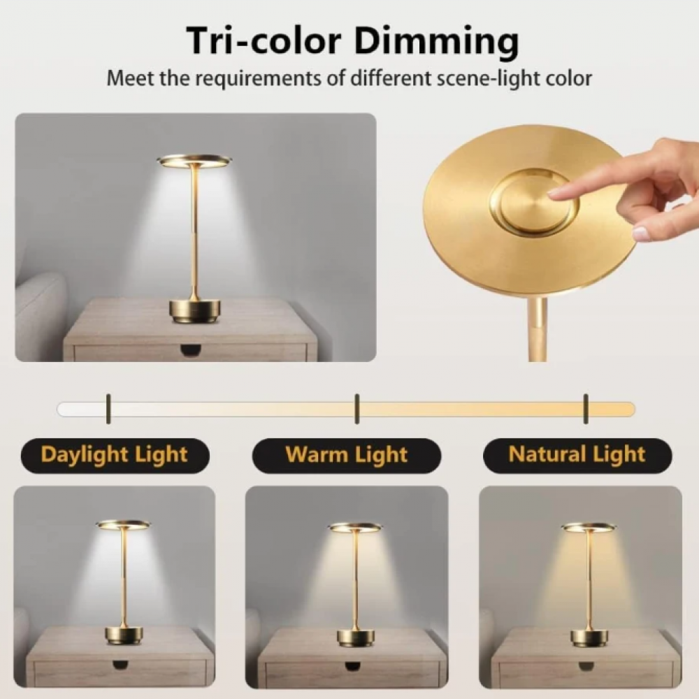 Bright Wireless LED Desk Lamp