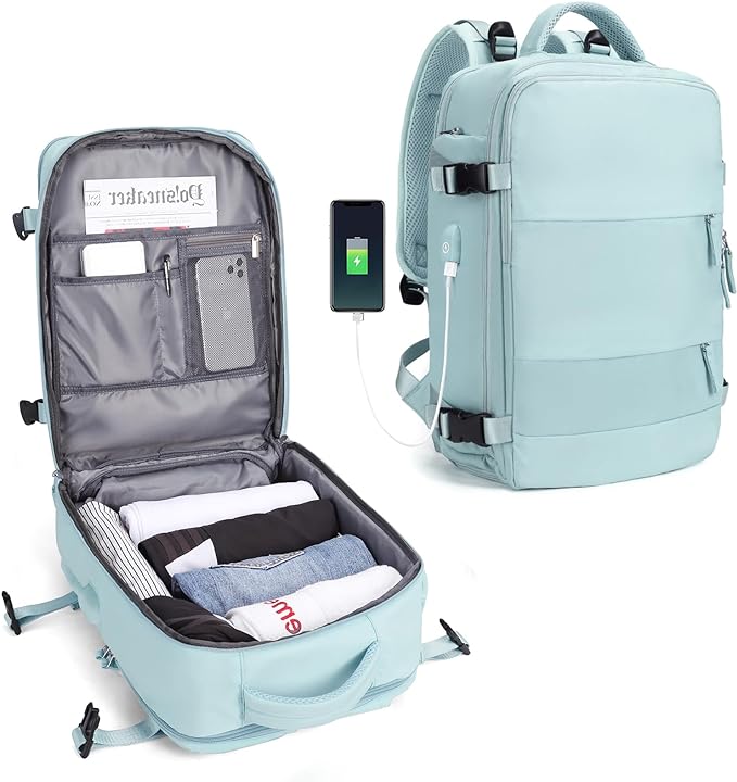 Tough Travel Backpack with USB Charger Port