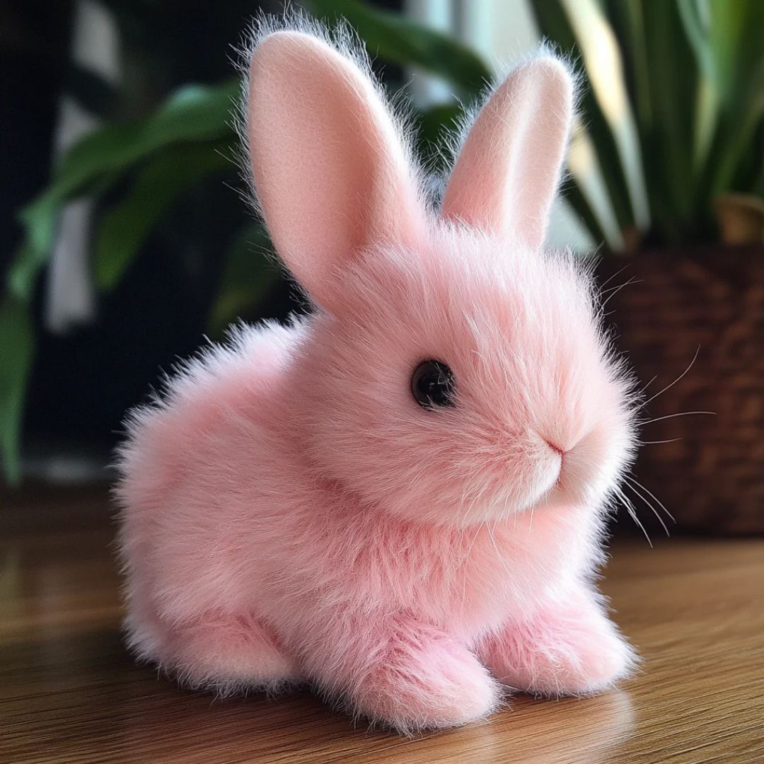 Cuddly Rabbit Stuffed Toy with Fluffy Fur - Befez