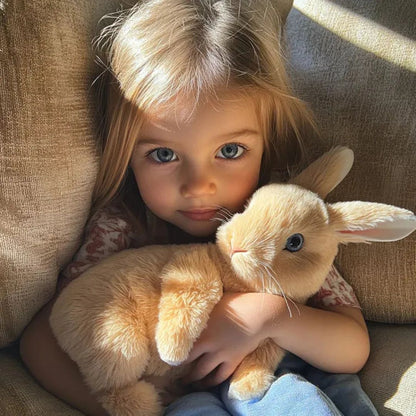 Cuddly Rabbit Stuffed Toy with Fluffy Fur