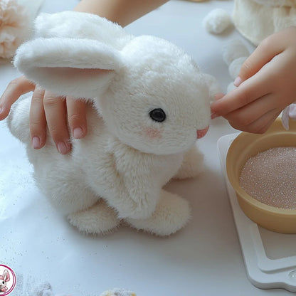 Cuddly Rabbit Stuffed Toy with Fluffy Fur