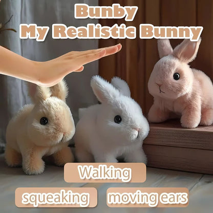 Cuddly Rabbit Stuffed Toy with Fluffy Fur