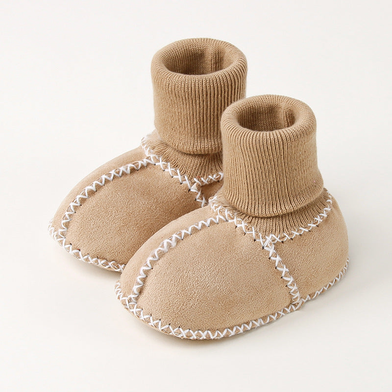 Warm Baby Suede Bootie Shoes
