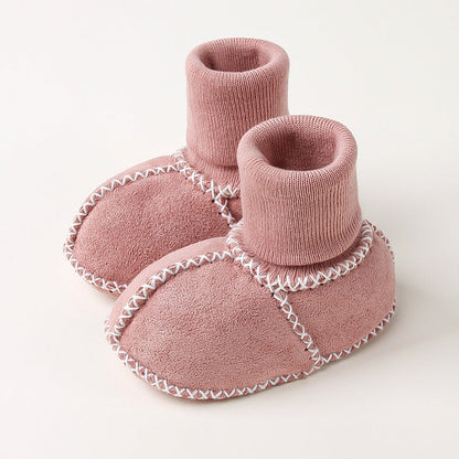 Warm Baby Suede Bootie Shoes
