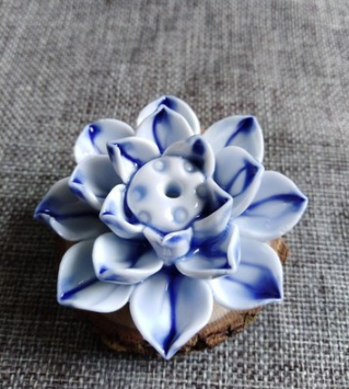 Decorative Lotus Incense Burner Holder