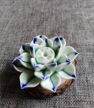 Decorative Lotus Incense Burner Holder